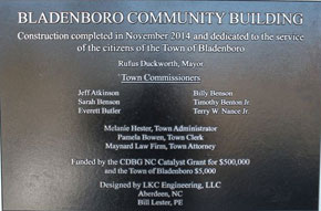 Bladenboro Community Building Ribbon Cutting