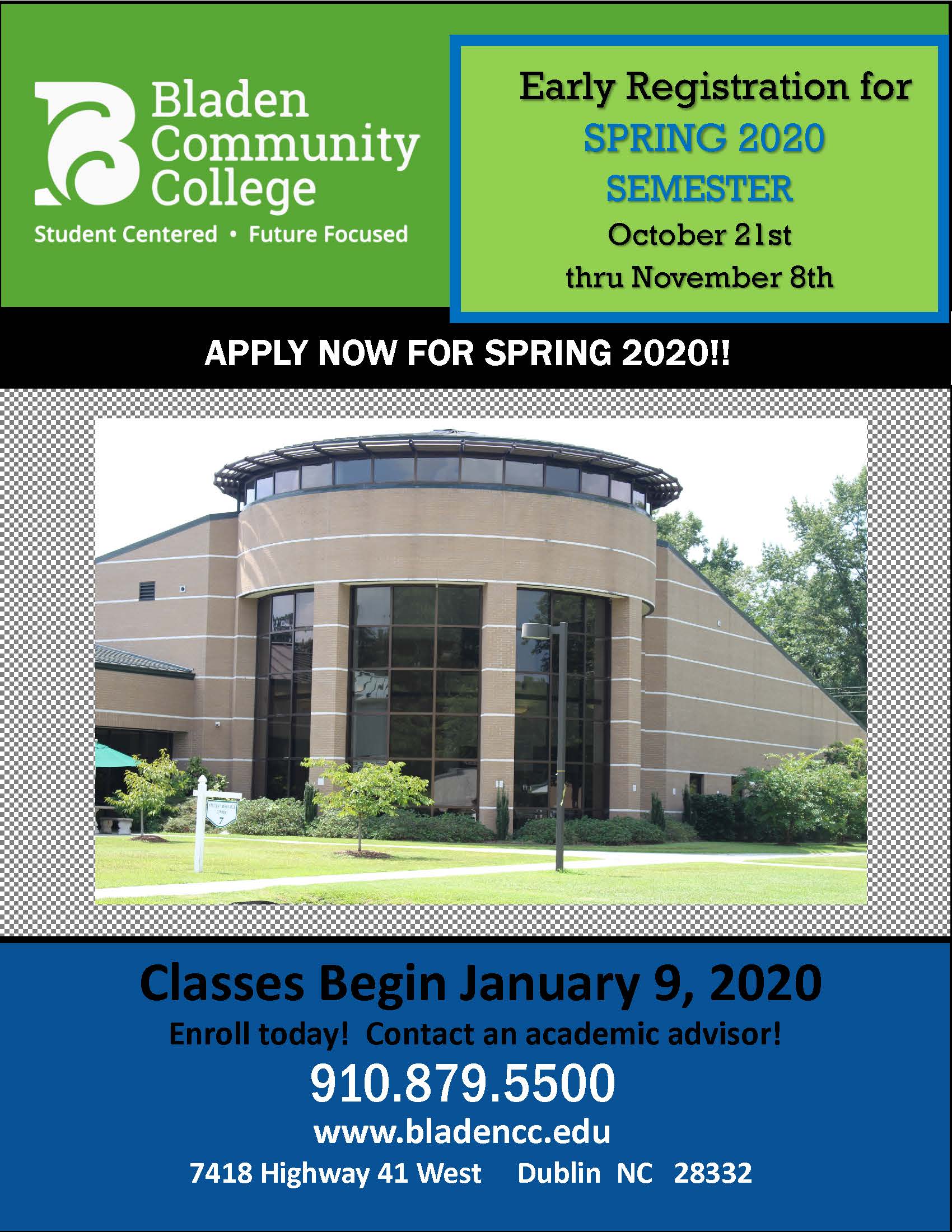 Spring Registration at BCC is Open