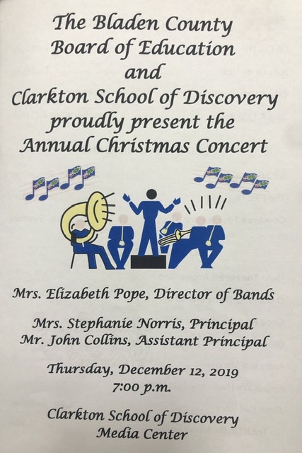 Clarkton School of Discovery Christmas Concert