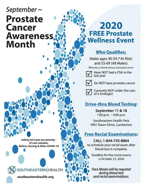 free prostate cancer screening near me 2021