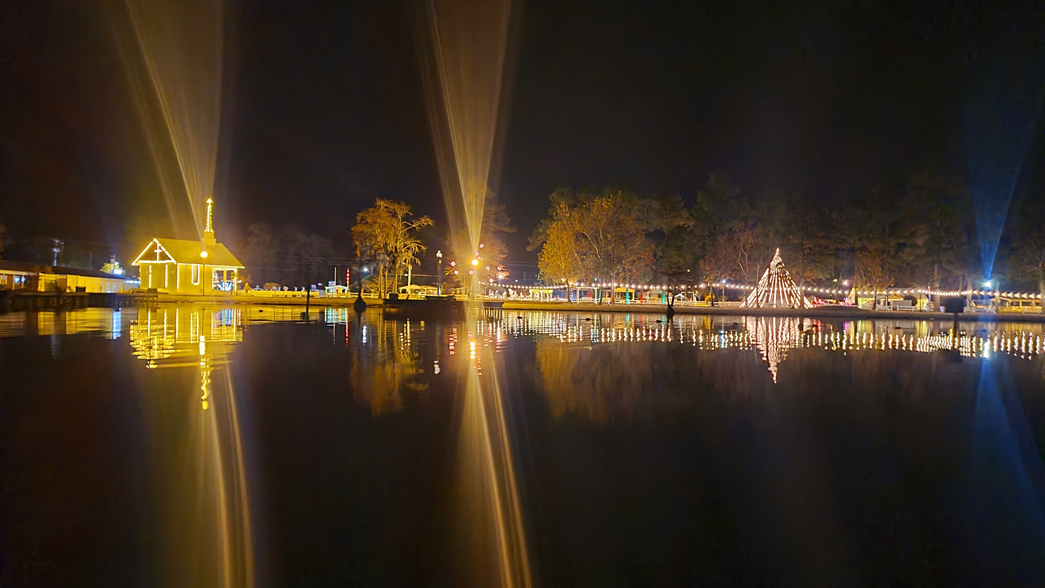 White Lake Christmas Lights by Jamie Corbett