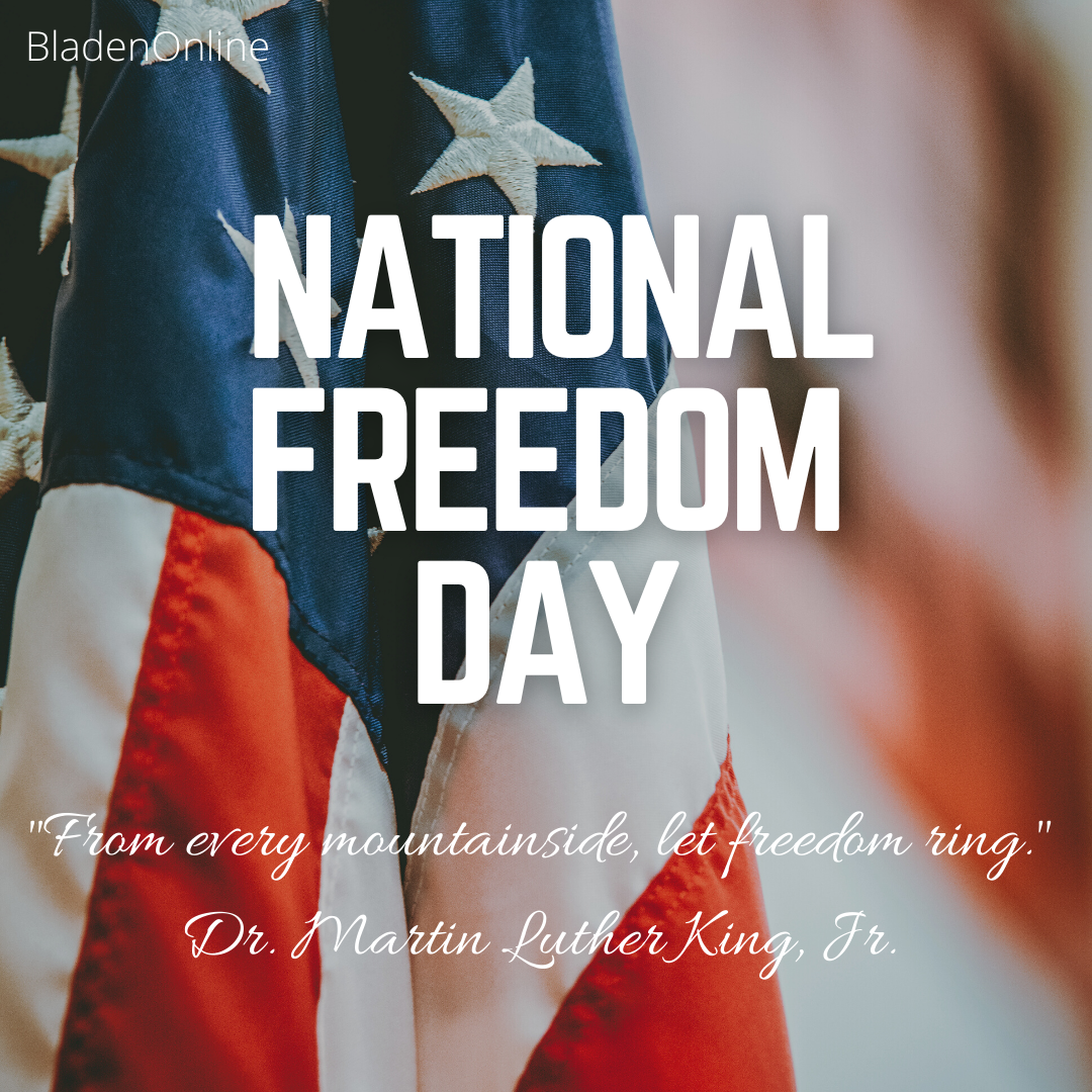National Freedom Day February 1st, 2021